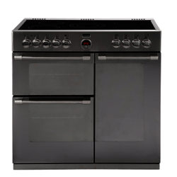 Stoves Sterling 900E Electric Range Cooker, Stainless Steel